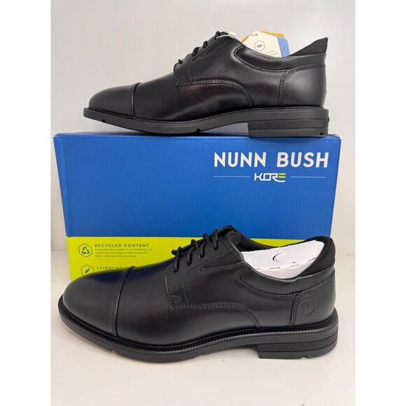 Nunn Bush Kore Icon CT OX Men’s Black Leather Shoes – Brand New SIZE 9 main image 9